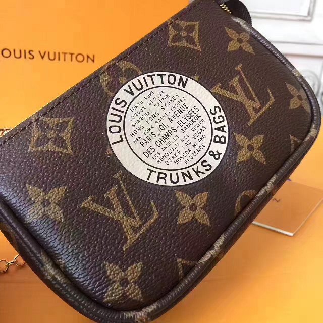 2017 louis vuitton origianl damier azur mini pochette accessoires M58009 