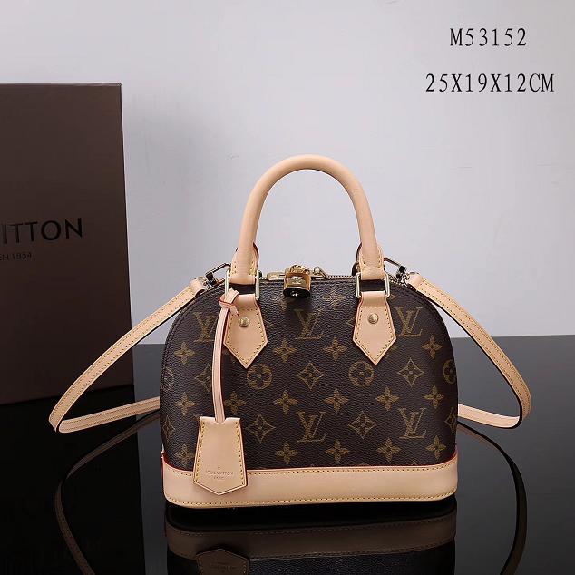 Louis vuitton original monogram canvas alma bb M53152