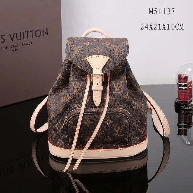 Louis vuitton original monogram canvas backpack pm M51137