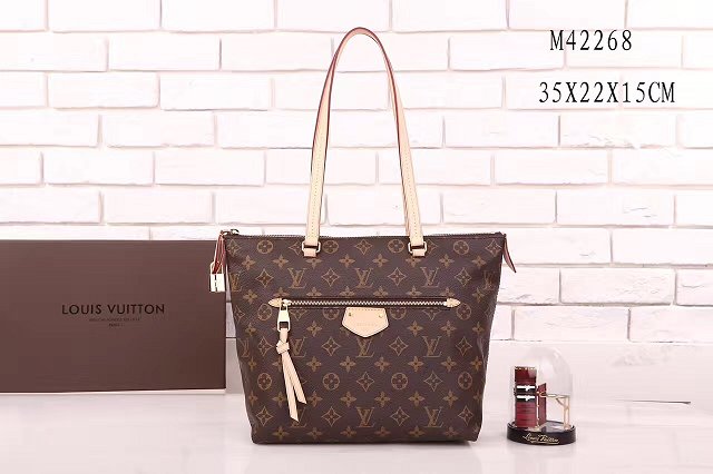 Louis vuitton original monogram canvas iena pm tote bag M42268