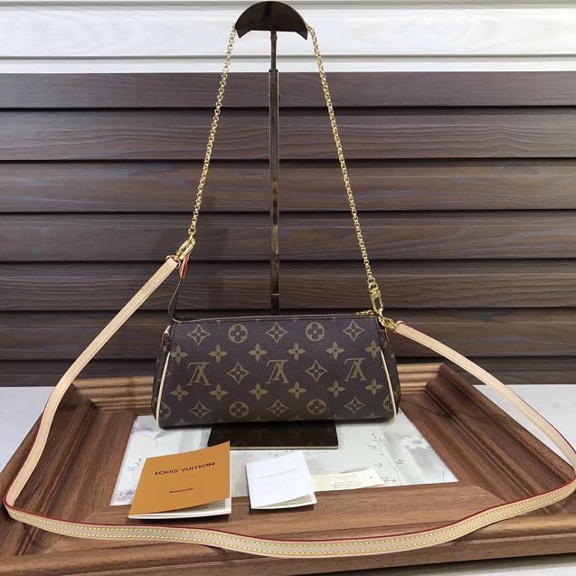 Louis vuitton monogram canvas eva clutch purse M95567