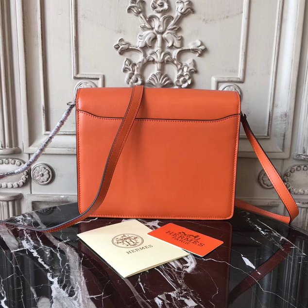 Hermes original swift leather roulis bag R018 orange