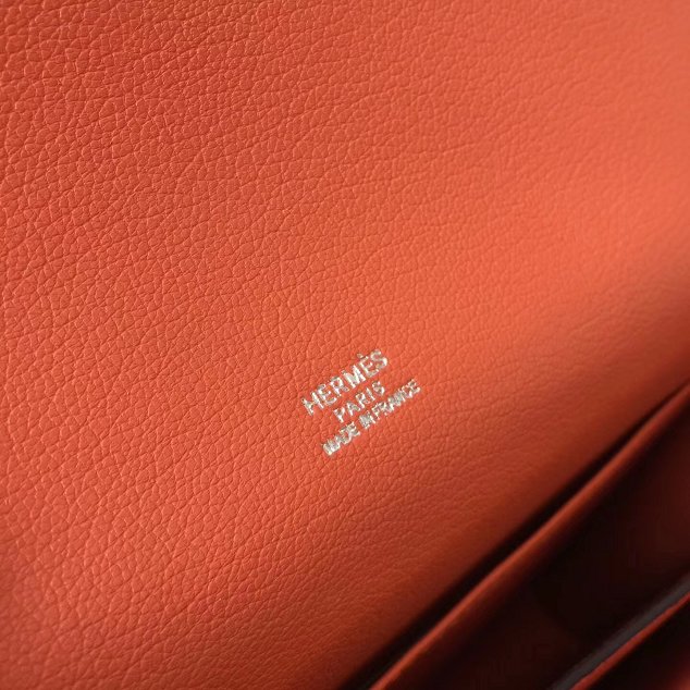 Hermes original swift leather roulis bag R018 orange