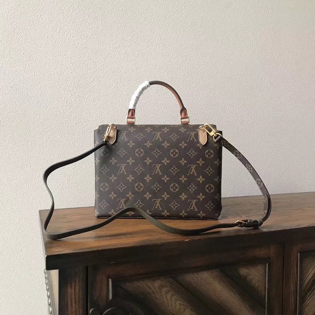 2018 louis vuitton original monogram marignan messenger bag M44257 apricot