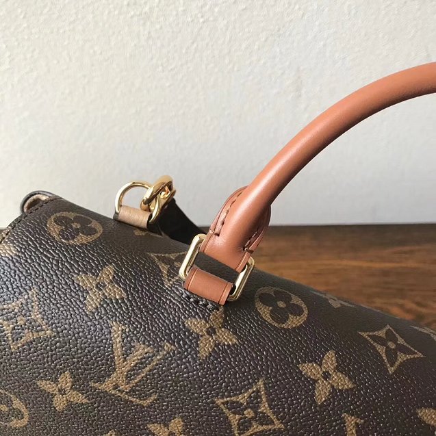 2018 louis vuitton original monogram marignan messenger bag M44257 apricot