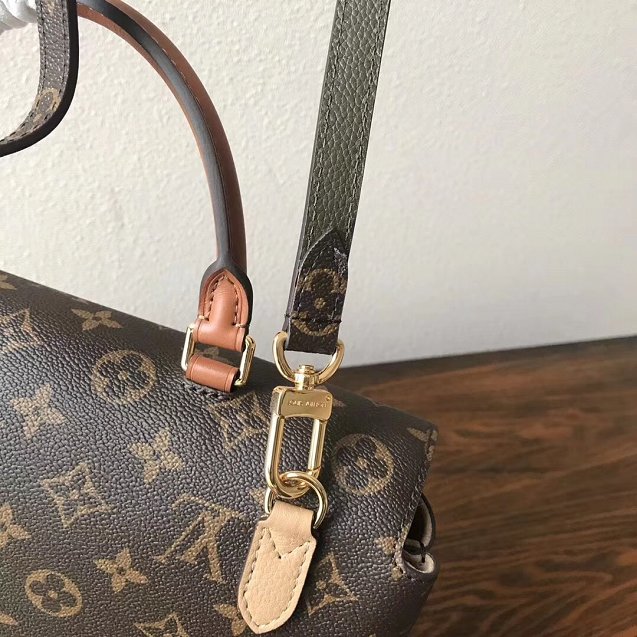 2018 louis vuitton original monogram marignan messenger bag M44257 apricot