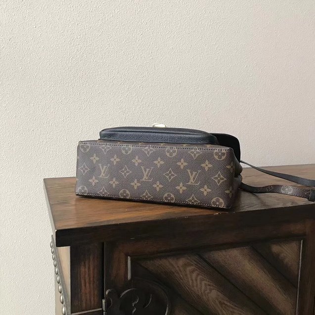 2018 louis vuitton original monogram marignan messenger bag M44259 black