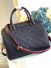 Louis vuitton original monogram empreinte speedy 30 M42406 deep blue