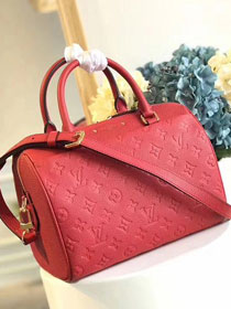 Louis vuitton original monogram empreinte speedy 30 M42406 red