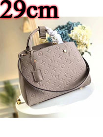 Louis vuitton original monogram empreinte montaigne BB M41053 gray