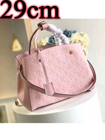 Louis vuitton original monogram empreinte montaigne BB M41053 pink