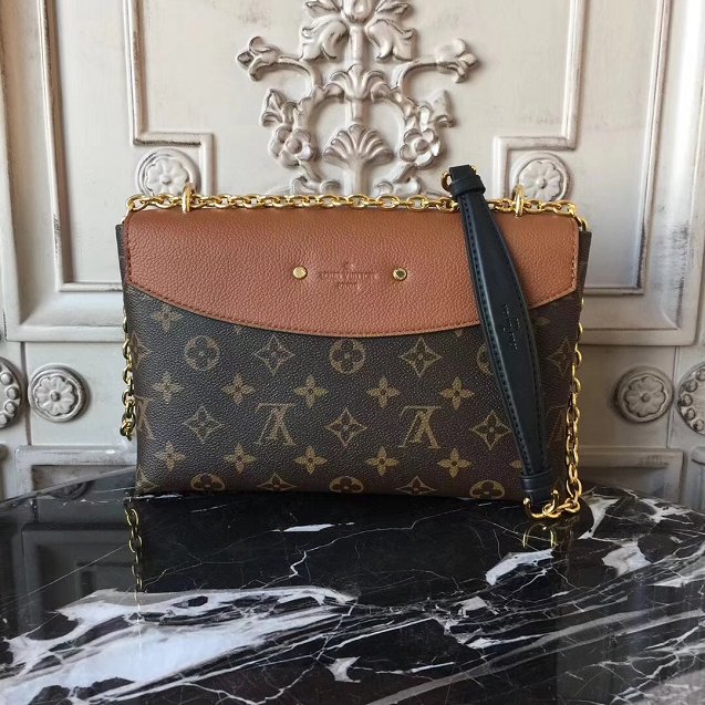 2018 louis vuitton original monogram saint placide M43486 caramel