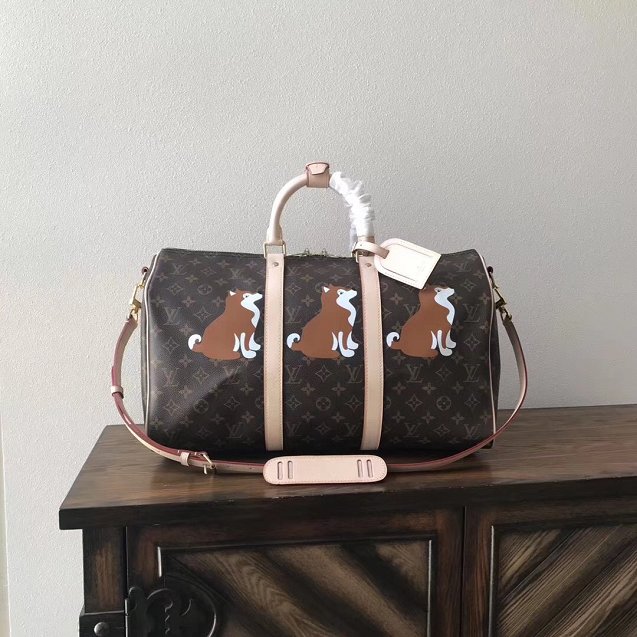 Louis vuitton original monogram canvas keepall 45 bag M41429