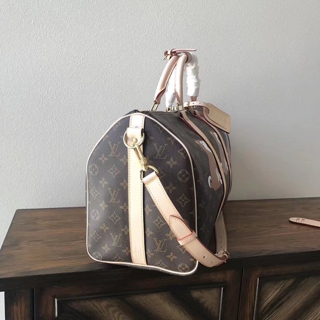 Louis vuitton original monogram canvas keepall 45 bag M41429