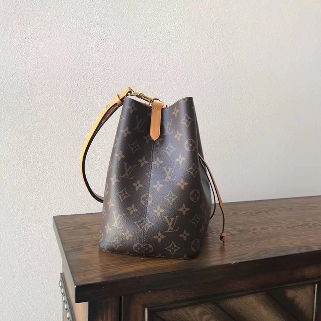 2018 louis vuitton original monogram canvas bag neonoe M43430 yellow