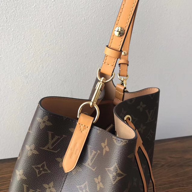 2018 louis vuitton original monogram canvas bag neonoe M43430 yellow