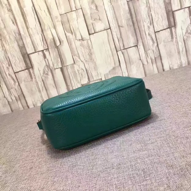 2018 GG original calfskin leather shoulder bag 308364 green