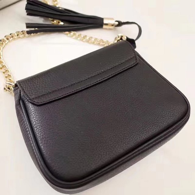 GG original calfskin mini shoulder bag 323190 black