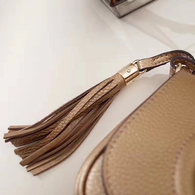 GG original calfskin mini shoulder bag 323190 gold