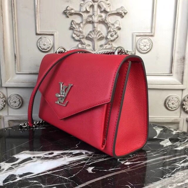 Louis vuitton original calfskin mylockme bb bag M51419 red