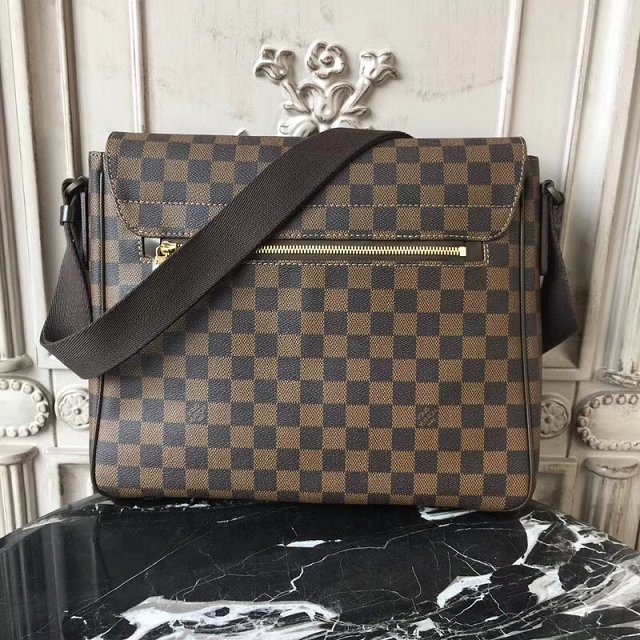 Louis vuitton original damier ebene district bag mm N41212