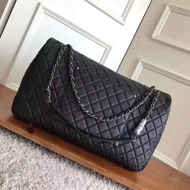 CC original lambskin max flap bag A91169 black