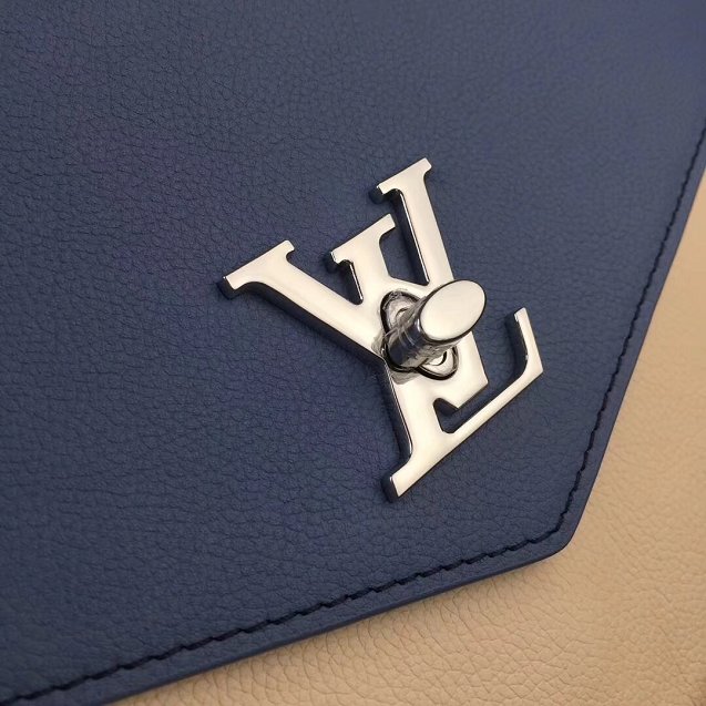 Louis vuitton original calfskin my lockme bag M51415 blue