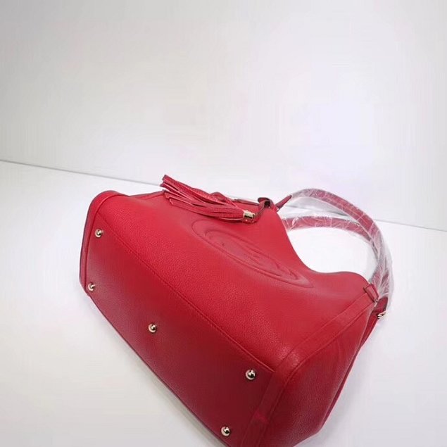 GG original calfskin hobo bag 282309 red