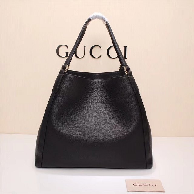 GG original calfskin hobo bag 282309 black