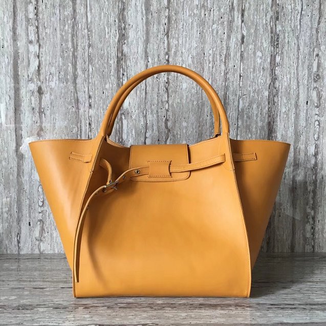 2018 celine original bare calfskin medium big bag 55426 yellow