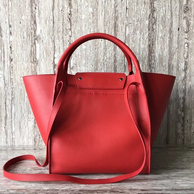 2018 celine original bare calfskin small big bag 55426 red