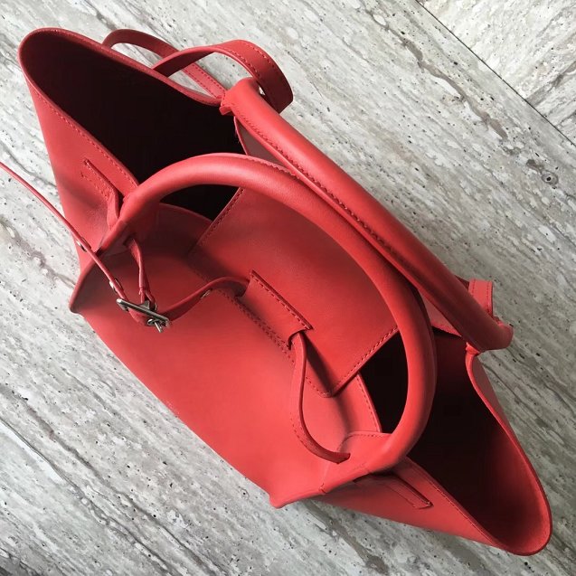 2018 celine original bare calfskin small big bag 55426 red