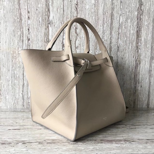 2018 celine original calfskin small big bag 55426 light gray