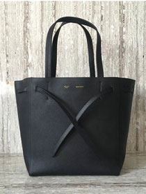 2018 celine original calfskin cabas phantom bag 2208 black