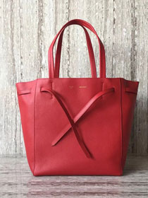 celine original calfskin cabas phantom bag 2208 red