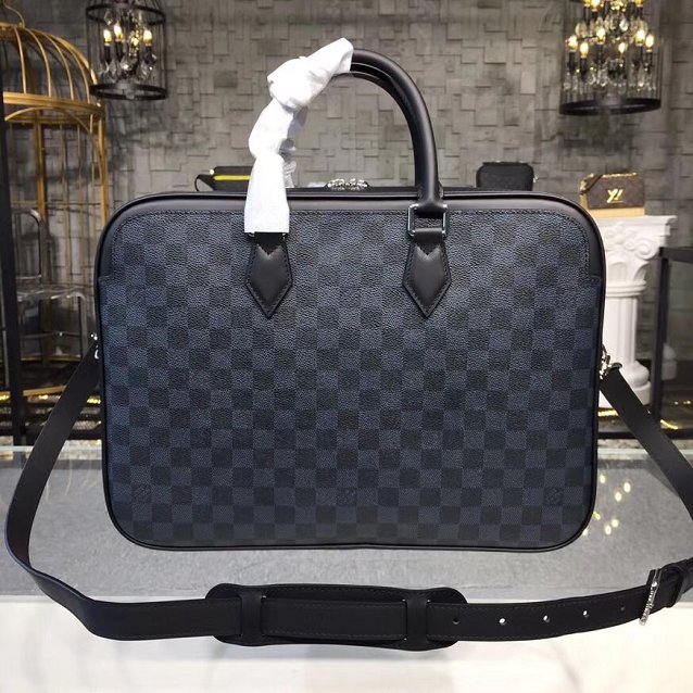 Louis vuitton original damier graphite dandy briefcase N44000