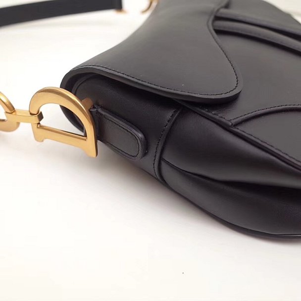 Dior original calfskin saddle bag M0446 black