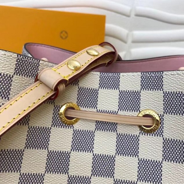 2018 louis vuitton original damier azur neonoe bag M44022 white