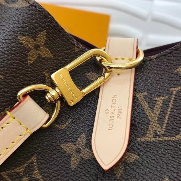 2018 louis vuitton original monogram canvas neonoe bag M44022 apricot