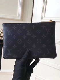 Louis vuitton original monogram eclipse city pouch M63446