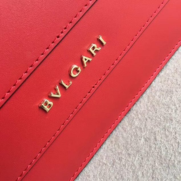 Blvgari original calfskin serpenti forever cover flap bag 283170 red