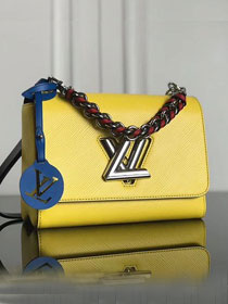 2019 louis vuitton original epi leather twist mm M52503 yellow