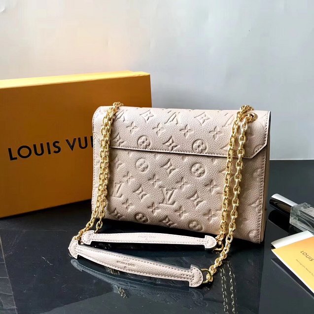 Louis vuitton original monogram empreinte vavin pm M43931 apricot