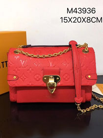 Louis vuitton original monogram empreinte vavin pm M43936 red