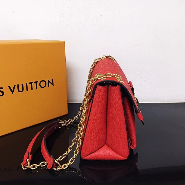 Louis vuitton original monogram empreinte vavin pm M43936 red