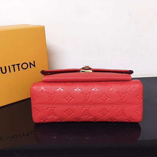 Louis vuitton original monogram empreinte vavin pm M43936 red