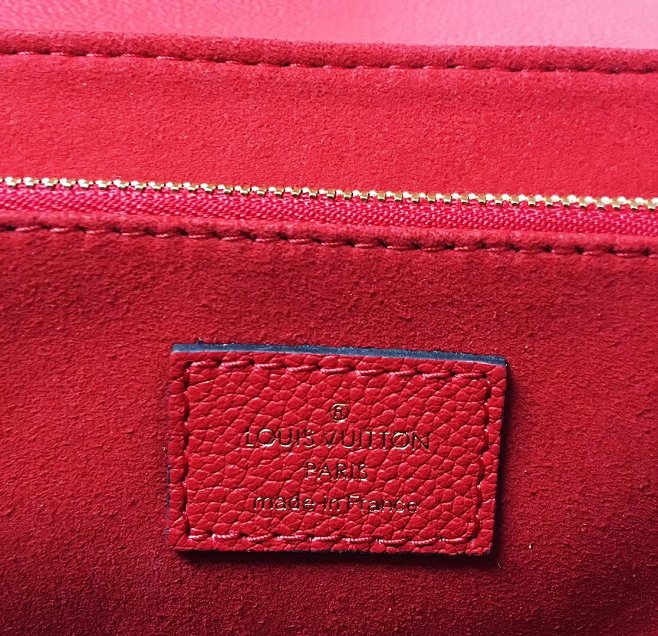 Louis vuitton original monogram empreinte vavin pm M43936 red