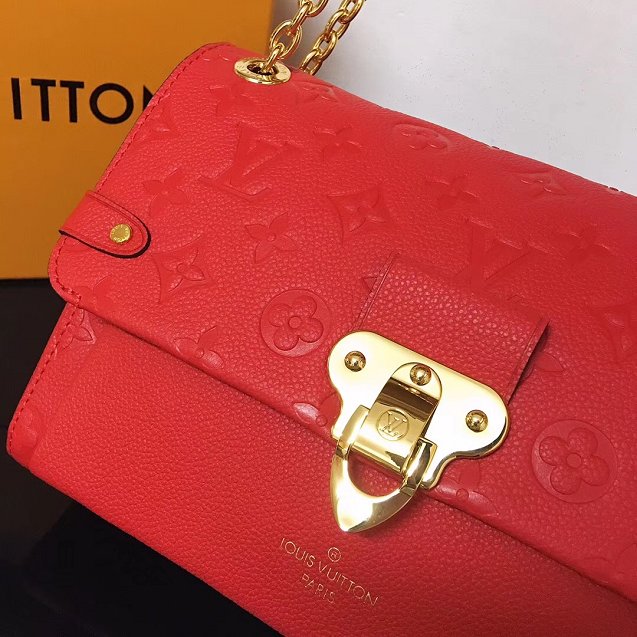 Louis vuitton original monogram empreinte vavin pm M43936 red