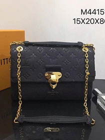 Louis vuitton original monogram empreinte vavin pm M44151 black