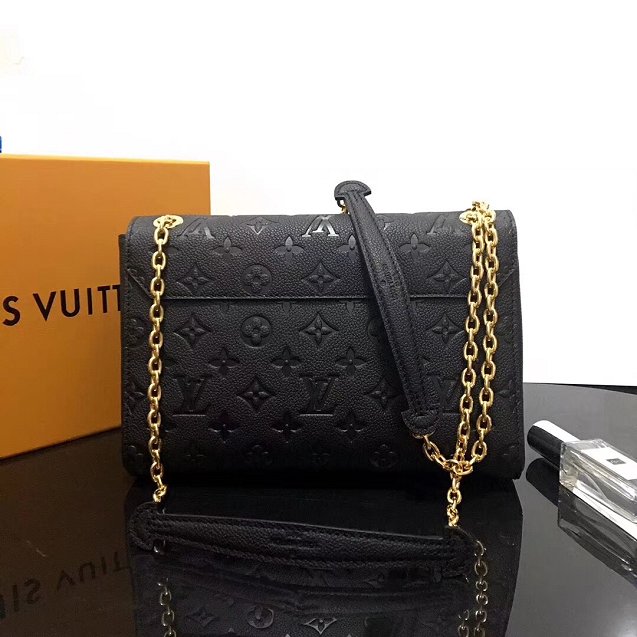 Louis vuitton original monogram empreinte vavin pm M44151 black